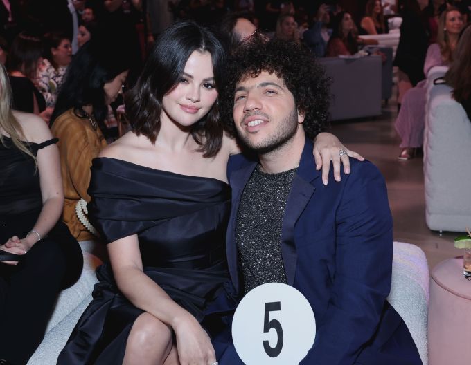 Benny Blanco & Selena Gomez in October 2024