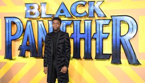 LONDON, ENGLAND - FEBRUARY 08:  Chadwick Boseman attends the European Premiere of 'Black Panther' at Eventim Apollo on February 8, 2018 in London, England.  (Photo by Karwai Tang/WireImage)