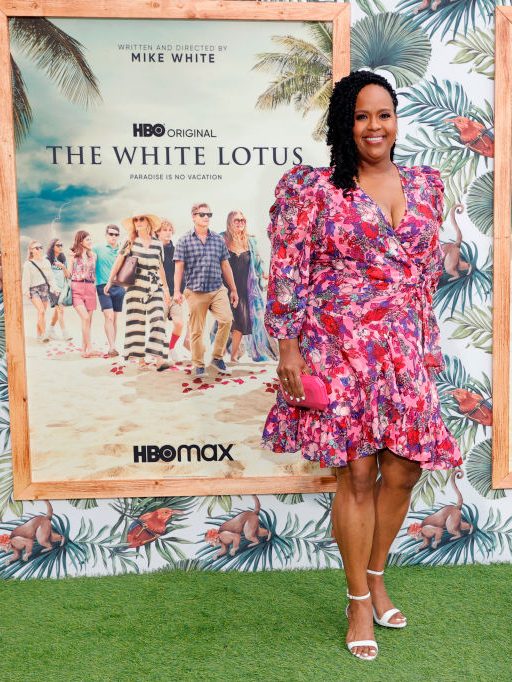 PACIFIC PALISADES, CALIFORNIA - JULY 07: Natasha Rothwell attends the Los Angeles premiere of the new HBO Limited Series "The White Lotus" at Bel-Air Bay Club on July 07, 2021 in Pacific Palisades, California. (Photo by Amy Sussman/WireImage)