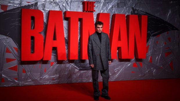 LONDON, ENGLAND - FEBRUARY 23: Robert Pattinson attends a special screening of The Batman at BFI IMAX Waterloo on February 23, 2022 in London, England. (Photo by Mike Marsland/WireImage)