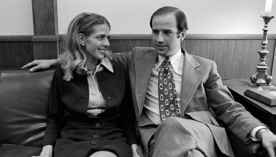 Newly elected Senator Joe Biden with his wife Neilia (Photo by Fairchild Archive/Penske Media via Getty Images)