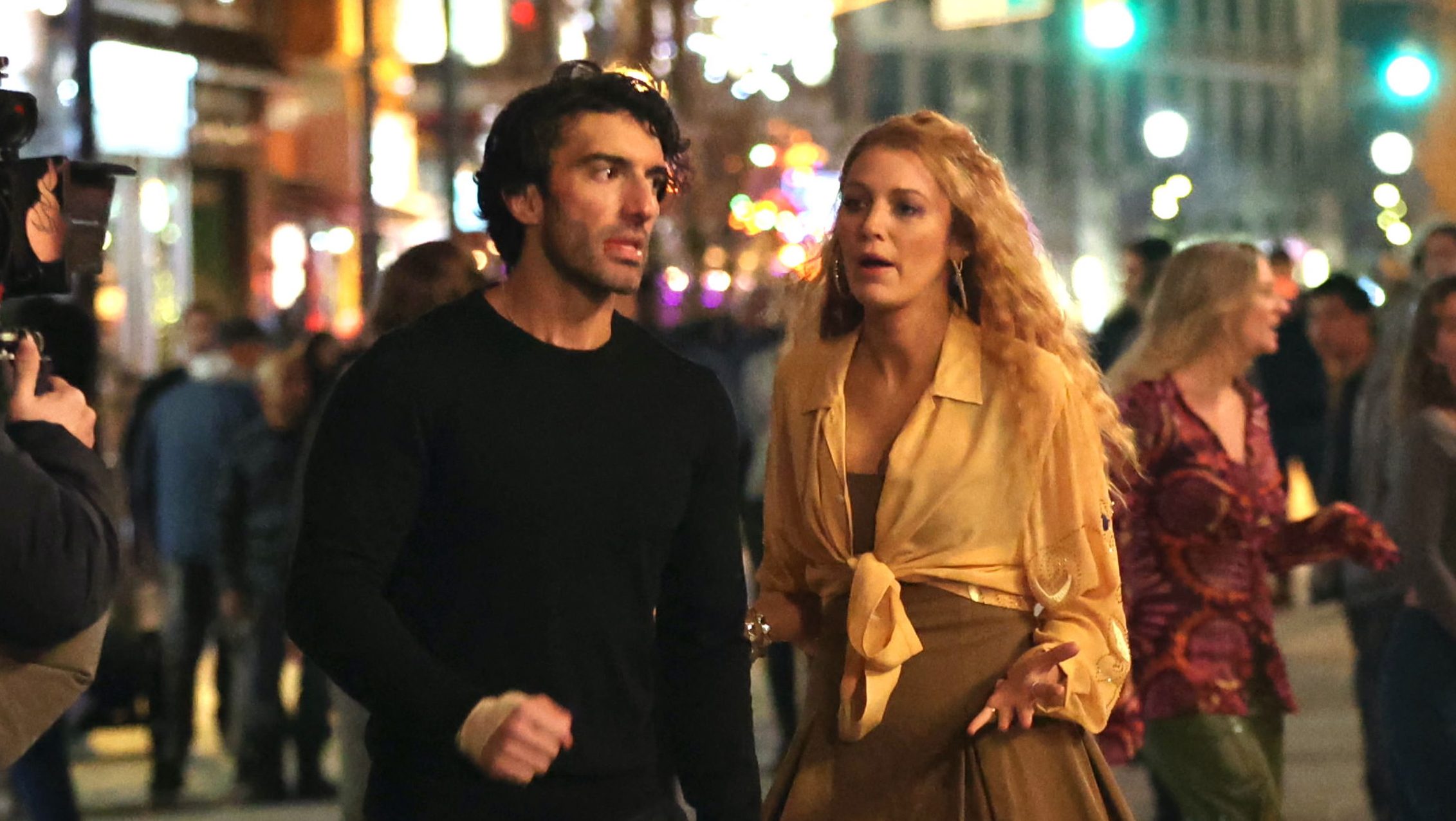 Blake Lively & Justin Baldoni on the Set of 'It Ends With Us': Photos