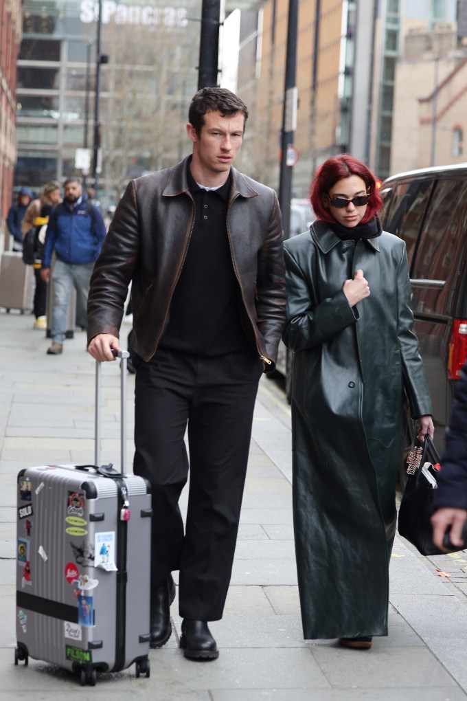 Dua Lipa & Callum Turner in London in March 2024