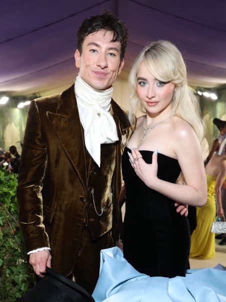 NEW YORK, NEW YORK - MAY 06:  (L-R) Barry Keoghan and Sabrina Carpenter attend The 2024 Met Gala Celebrating "Sleeping Beauties: Reawakening Fashion" at The Metropolitan Museum of Art on May 06, 2024 in New York City. ( (Photo by Kevin Mazur/MG24/Getty Images for The Met Museum/Vogue)