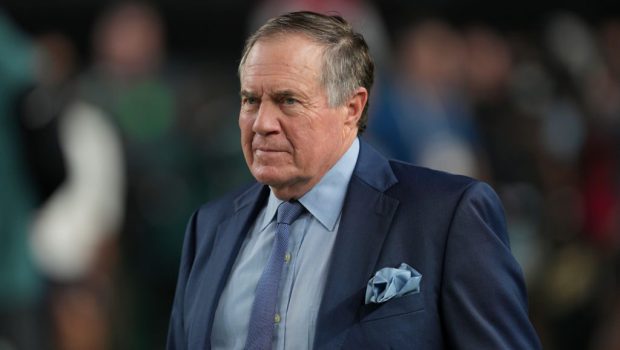 PHILADELPHIA, PA - SEPTEMBER 16: NFL analyst Bill Belichick looks on during the game between the Philadelphia Eagles and the Atlanta Falcons on September 15, 2024 at Lincoln Financial Field in Philadelphia, PA. (Photo by Andy Lewis/Icon Sportswire via Getty Images)