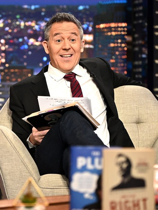 NEW YORK, NEW YORK - FEBRUARY 14: Greg Gutfeld hosts FNC’s "Gutfeld!" at Fox News Channel Studios on February 14, 2023 in New York City. (Photo by Steven Ferdman/Getty Images)