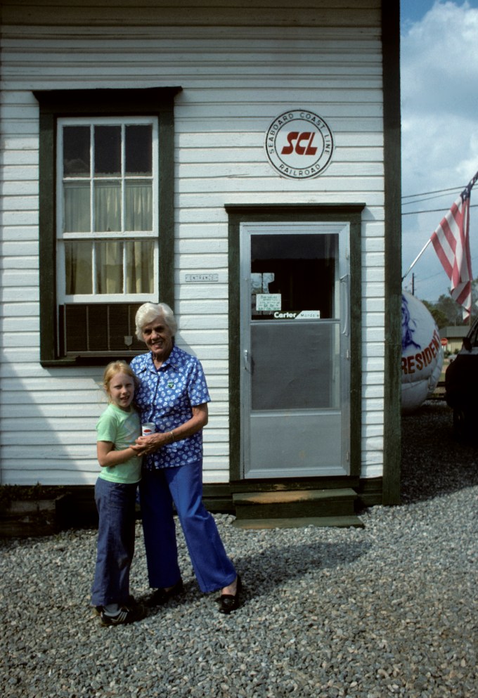 Amy Carter with Grandmother Lillian