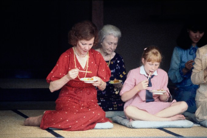 Rosalynn and Amy Carter in Japan