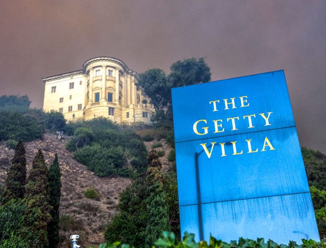Landmarks Amid L.A. Fires: Getty Villa, Hollywood Sign, Mount Wilson, Griffith & More
