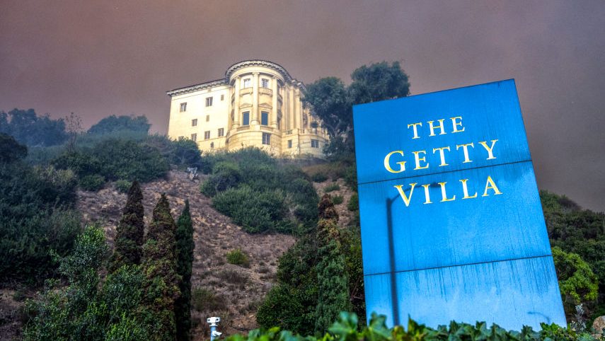 L.A. Fires & Landmarks: Getty Villa, Hollywood Sign, Mount Wilson, Griffith & More