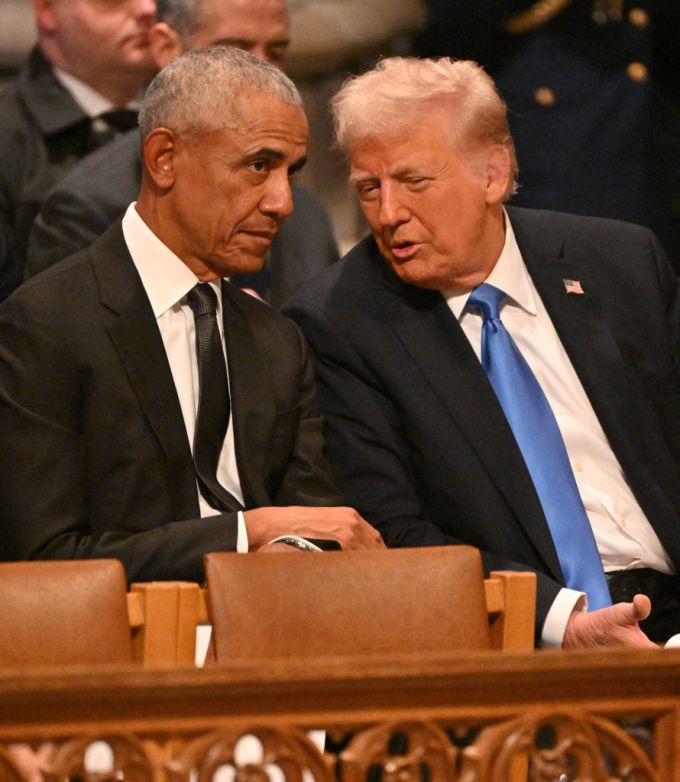 Obama Leaning in to Hear Trump