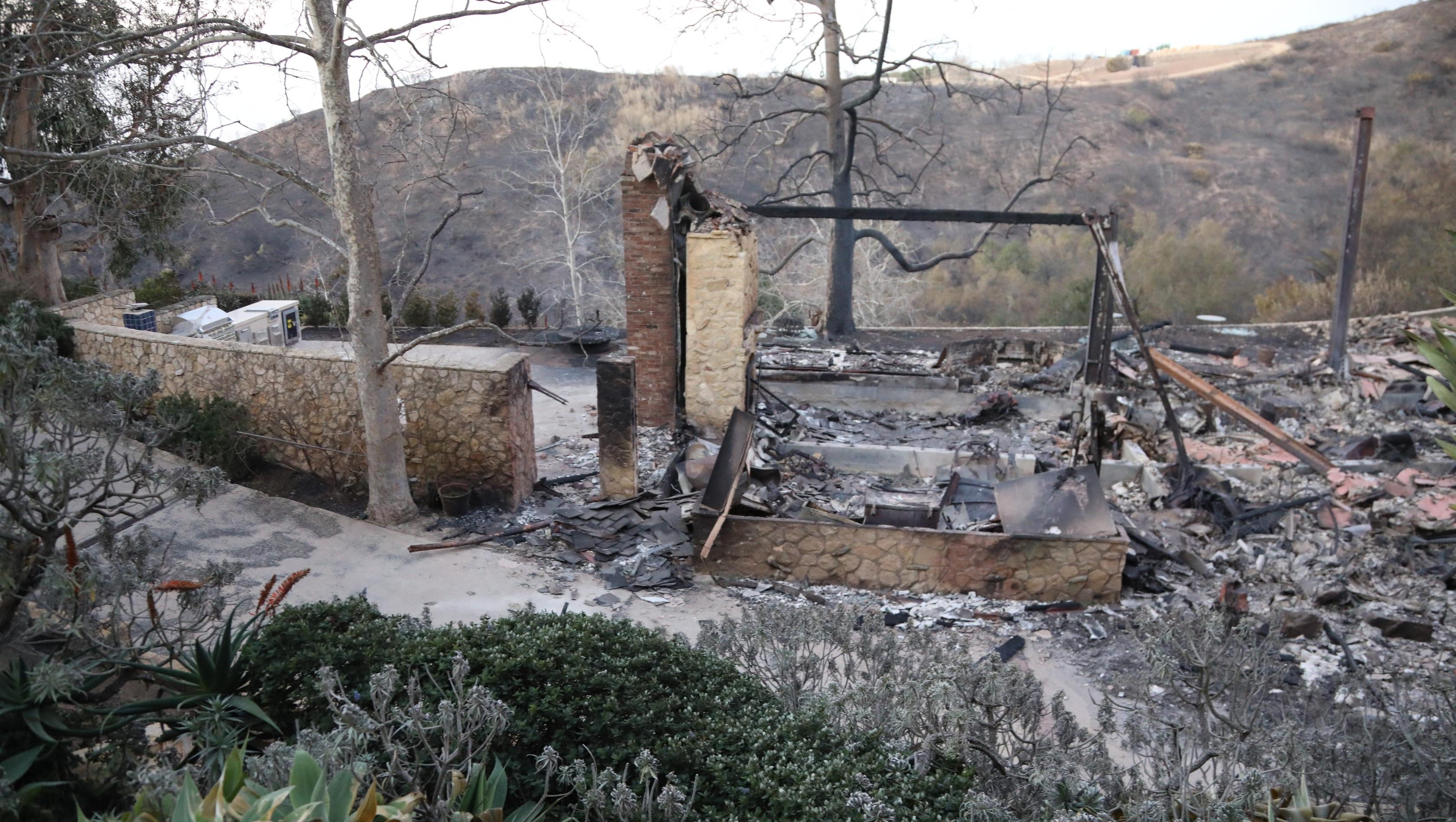 Celebrity Homes After the California Fires: Photos of the Stars’ Burned Houses