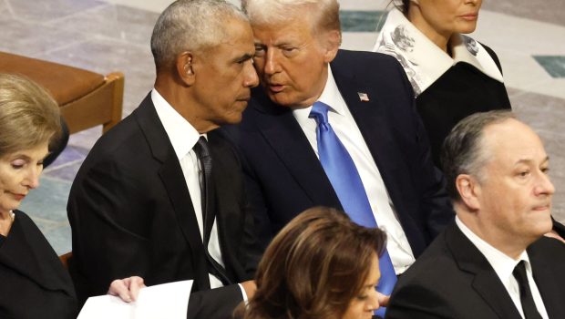 Trump & Obama at Jimmy Carter's Funeral: Photos