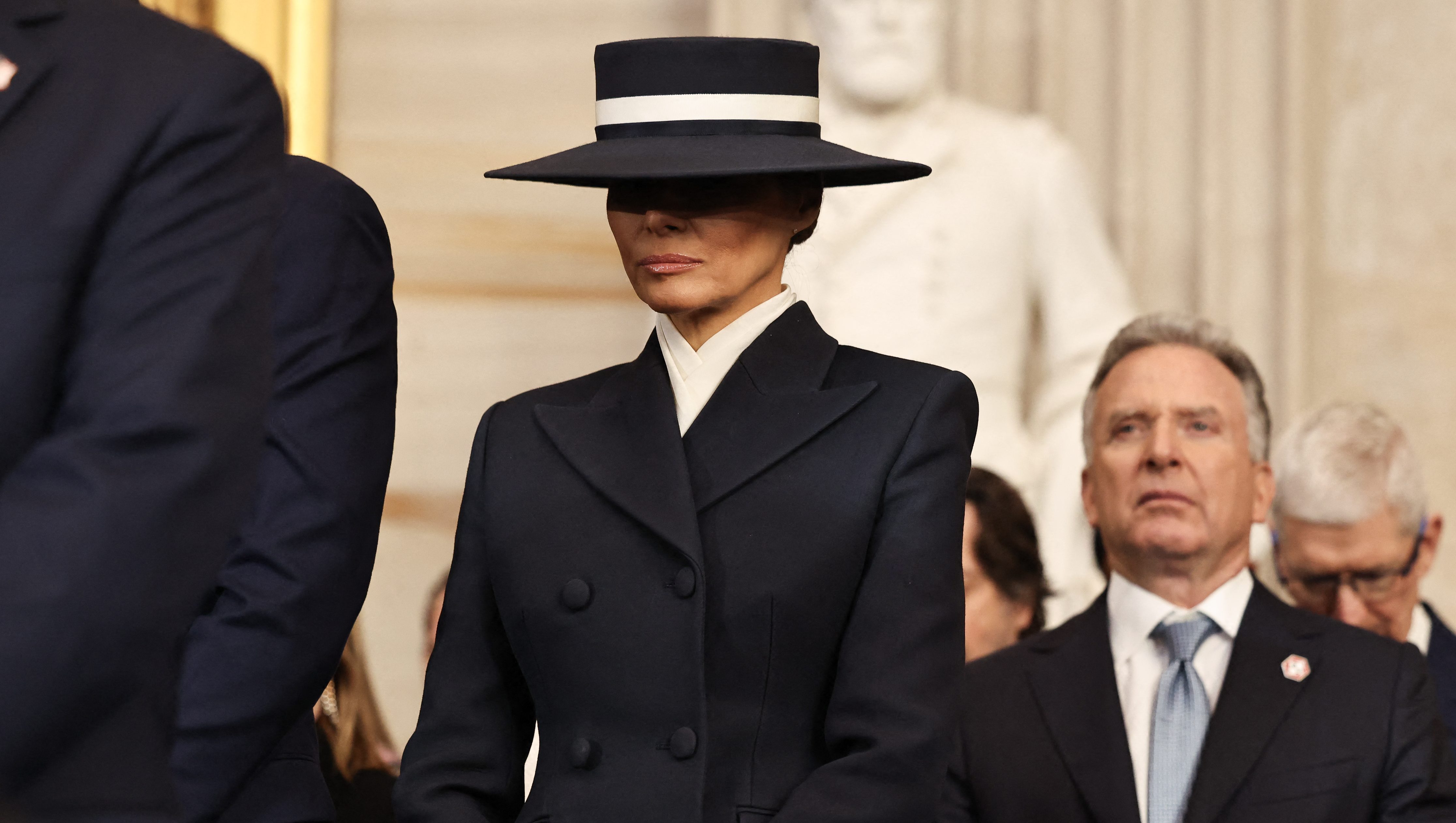 Melania Trump’s Inauguration Dress 2025 Pictures: Her Hat & Outfit ...