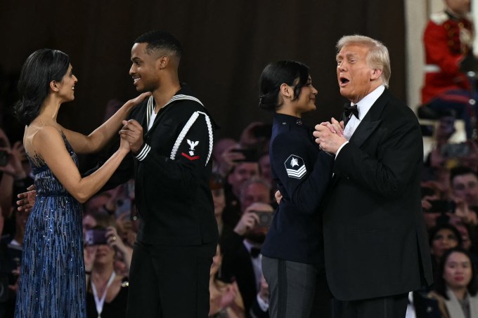 Donald & Usha Dancing With Military Members