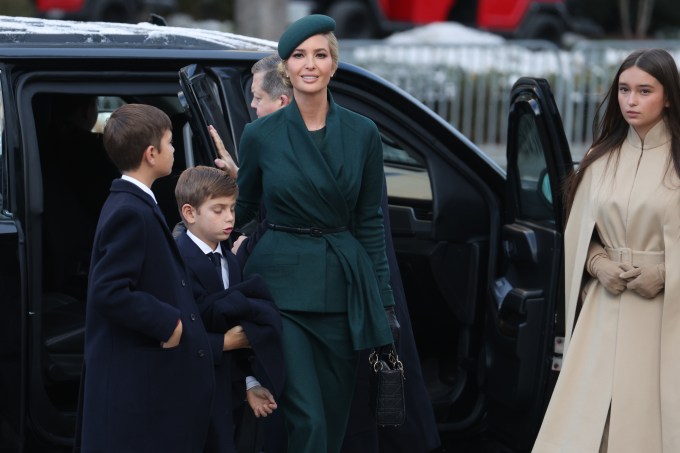 Ivanka Trump Arriving With Family