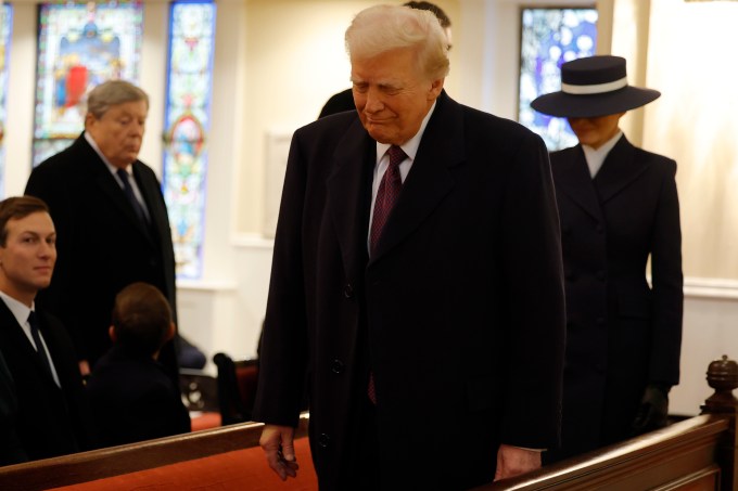 Donald Trump in Church