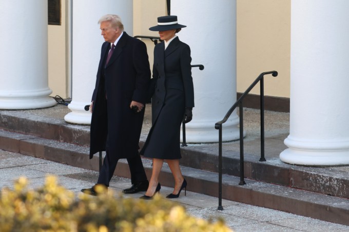 Melania Trump With Donald at the Inauguration