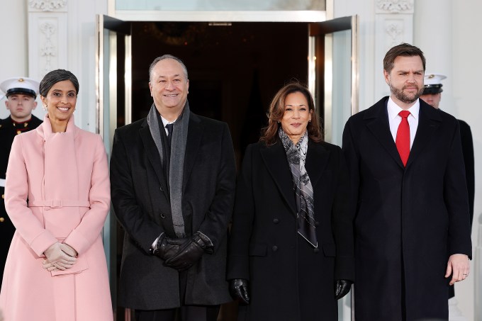 Usha Vance, Doug Emhoff, Kamala Harris & J.D. Vance