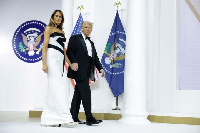 Newly-Sworn In President Donald Trump Attends Inaugural Balls