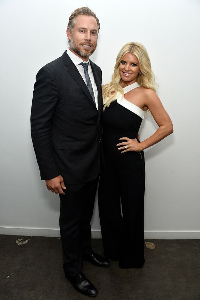 Eric Johnson and Jessica Simpson