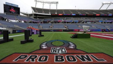  A general interior view during practice prior to the Pro Bowl Games at Camping World Stadium on February 1, 2025 in Orlando, Florida. (Photo by Perry Knotts/Getty Images)