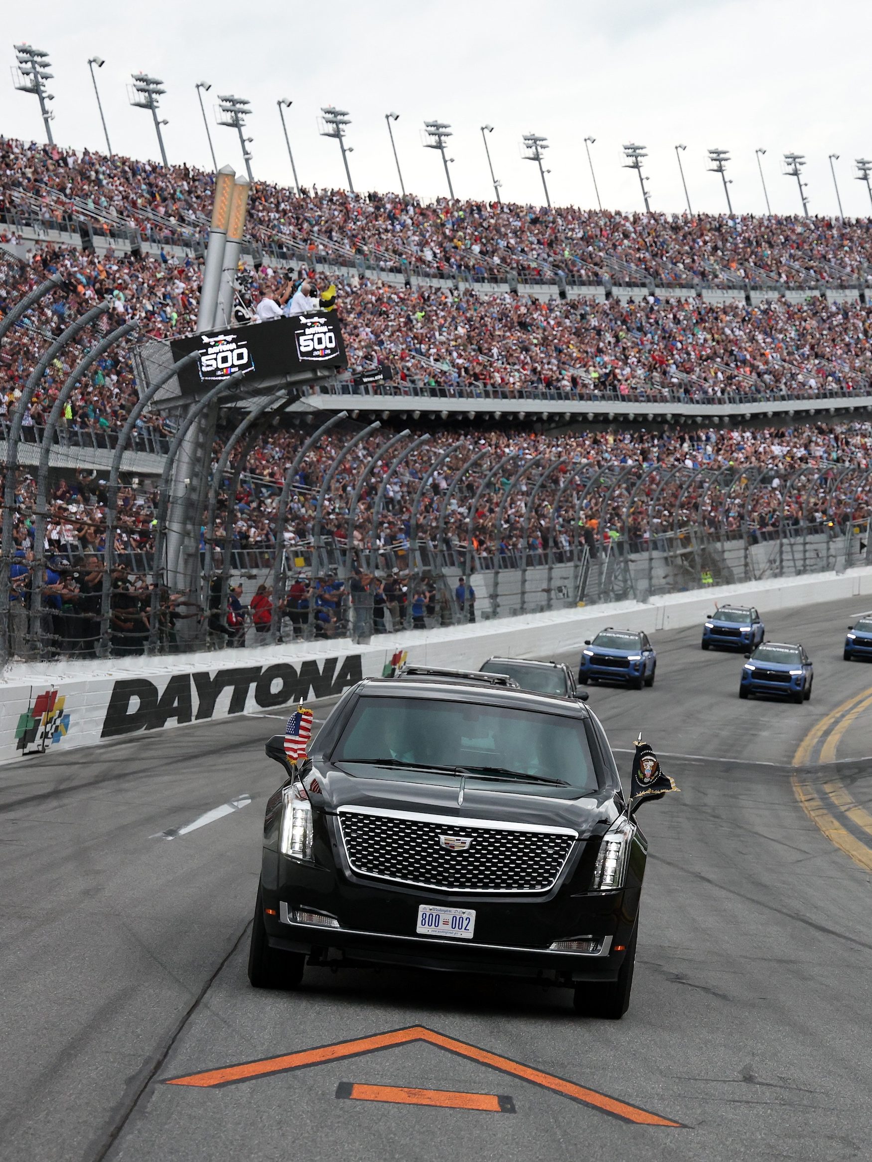 Is Donald Trump at the 2025 Daytona 500?