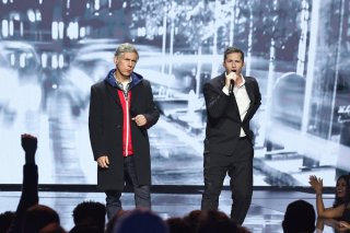 'SNL' 50th Anniversary Concert Photos: Pics of Celebrity Performers & More Chris Parnell, Andy Samberg
