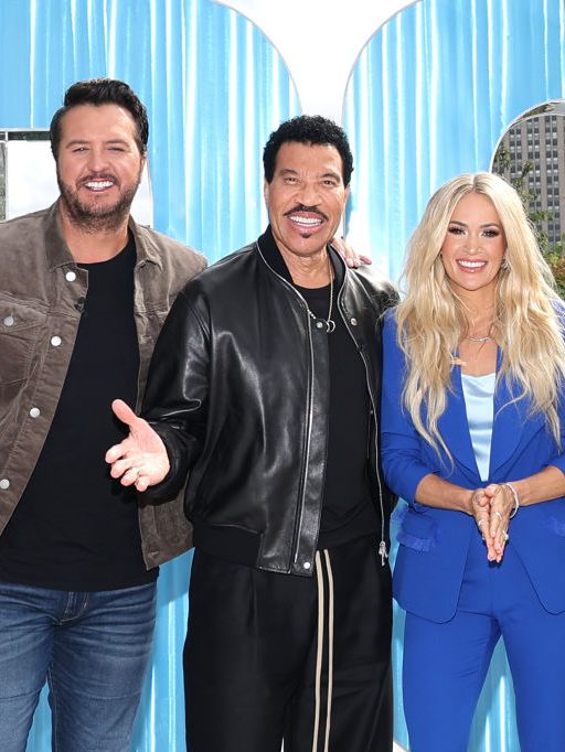 NEW YORK, NEW YORK - OCTOBER 02: (L-R) Luke Bryan, Lionel Richie, Carrie Underwood, and Ryan Seacrest pose for a photo during "American Idol" Season 8 Judges Photo Call on October 02, 2024 in New York City. (Photo by Mike Coppola/Getty Images)