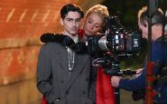 NEW YORK, NY - OCTOBER 16: Gwyneth Paltrow and Timothee Chalamet on the set of "Marty Supreme" on October 16, 2024 in New York City.  (Photo by XNY/Star Max/GC Images)