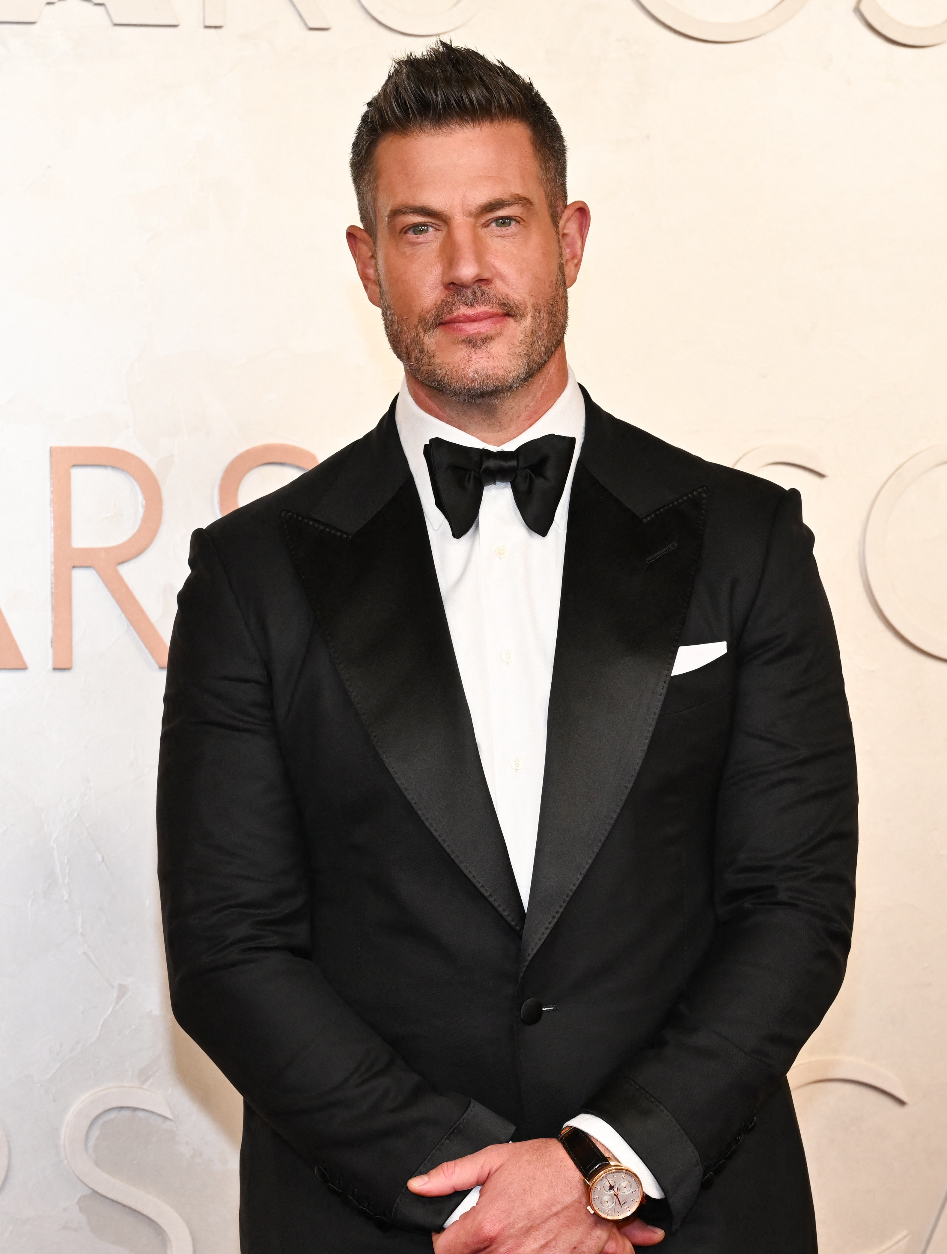 Canadian TV personality Jesse Palmer attends the 97th Annual Academy Awards at the Dolby Theatre in Hollywood, California on March 2, 2025. (Photo by ANGELA WEISS / AFP)