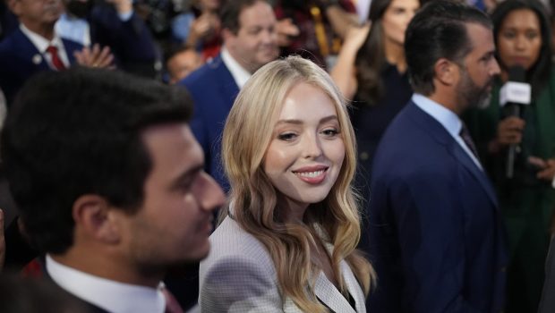 MILWAUKEE, WISCONSIN - JULY 15: Tiffany Trump, daughter of former U.S. President Donald Trump attends the first day of the Republican National Convention at the Fiserv Forum on July 15, 2024 in Milwaukee, Wisconsin. Delegates, politicians, and the Republican faithful are in Milwaukee for the annual convention, concluding with former President Donald Trump accepting his party's presidential nomination. The RNC takes place from July 15-18. (Photo by Andrew Harnik/Getty Images)