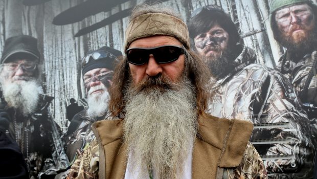 in the Duck Commander Compound at Texas Motor Speedway on April 5, 2014 in Fort Worth, Texas.