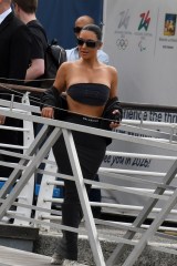 VENICE, ITALY - JUNE 26: Kim Kardashian arrives ahead of Jeff Bezos and Lauren Sanchez Wedding on June 26, 2025 in Venice, Italy. (Photo by Luigi Iorio/GC Images)