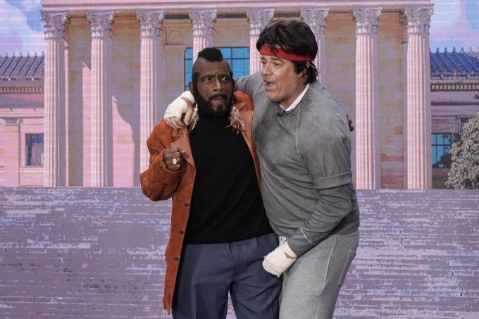 Al Roker y Carson Daly: 'Rocky'