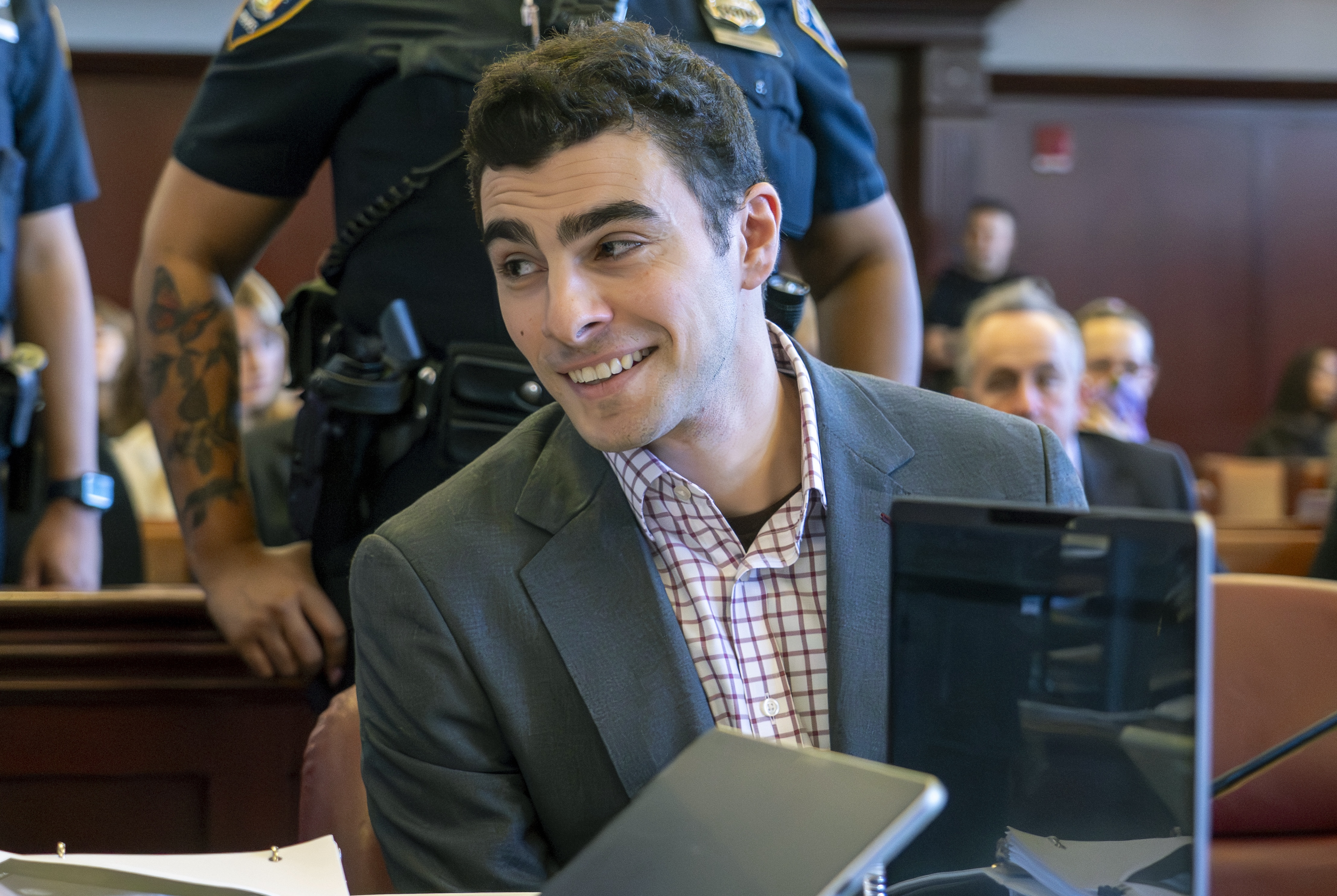 Luigi Mangione: Pics of the Suspect in Brian Thompson's Murder Luigi Mangione, the Ivy League graduate charged with executing the head of America’s largest health care company on a Midtown sidewalk, is back in Manhattan court today for an evidence hearing that could make or break his state case. Photos by Steven Hirsch for the NY Post