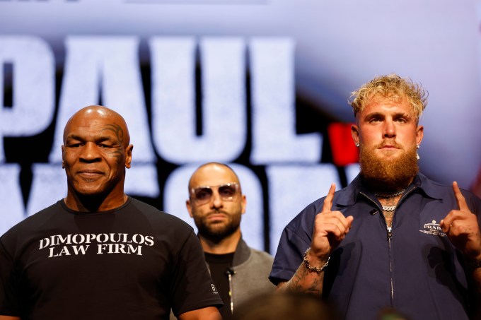 Conferenza stampa dell'incontro di boxe Jack Paul vs Mike Tyson