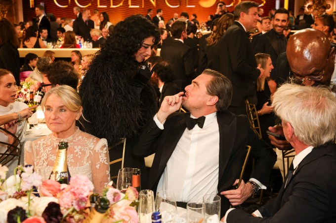 Odessa A'zion y Leonardo DiCaprio