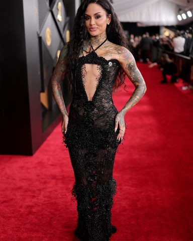 LOS ANGELES, CALIFORNIA - FEBRUARY 01: Kehlani attends the 68th GRAMMY Awards on February 01, 2026 in Los Angeles, California. (Photo by Neilson Barnard/Getty Images for The Recording Academy)