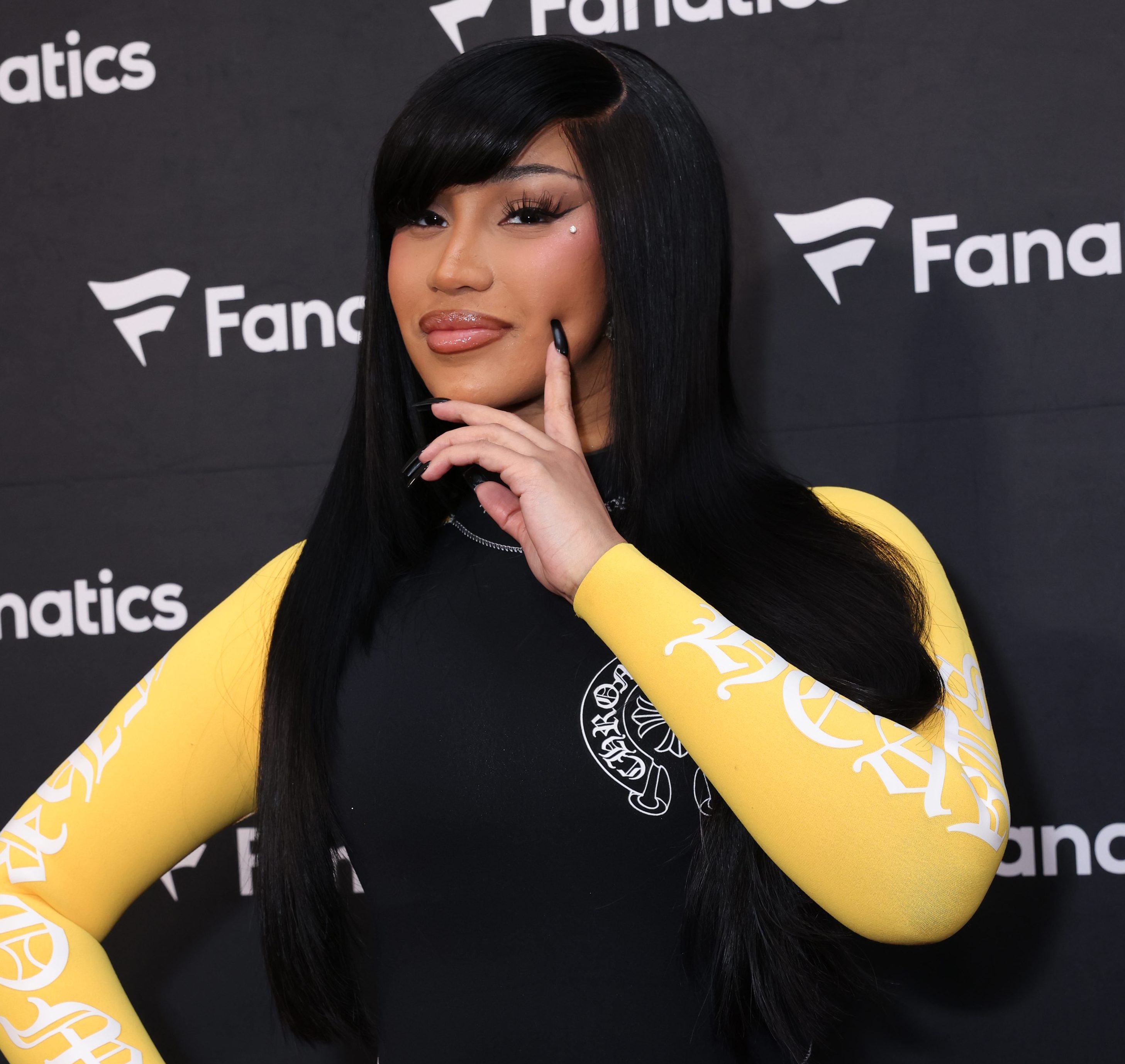SAN FRANCISCO, CALIFORNIA - FEBRUARY 07: Cardi B attends the 2026 Fanatics Super Bowl Party on February 07, 2026 in San Francisco, California. (Photo by Anna Webber/Getty Images)