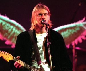 Kurt Cobain of Nirvana (Photo by Jeff Kravitz/FilmMagic)