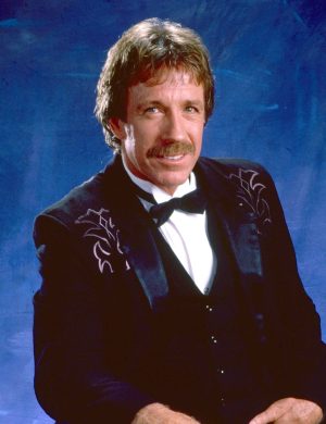 LOS ANGELES - JANUARY 2003:  Actor Chuck Norris poses for a portrait Session in January, 2003 in Los Angeles, California.  (Photo by Harry Langdon/Getty Images)