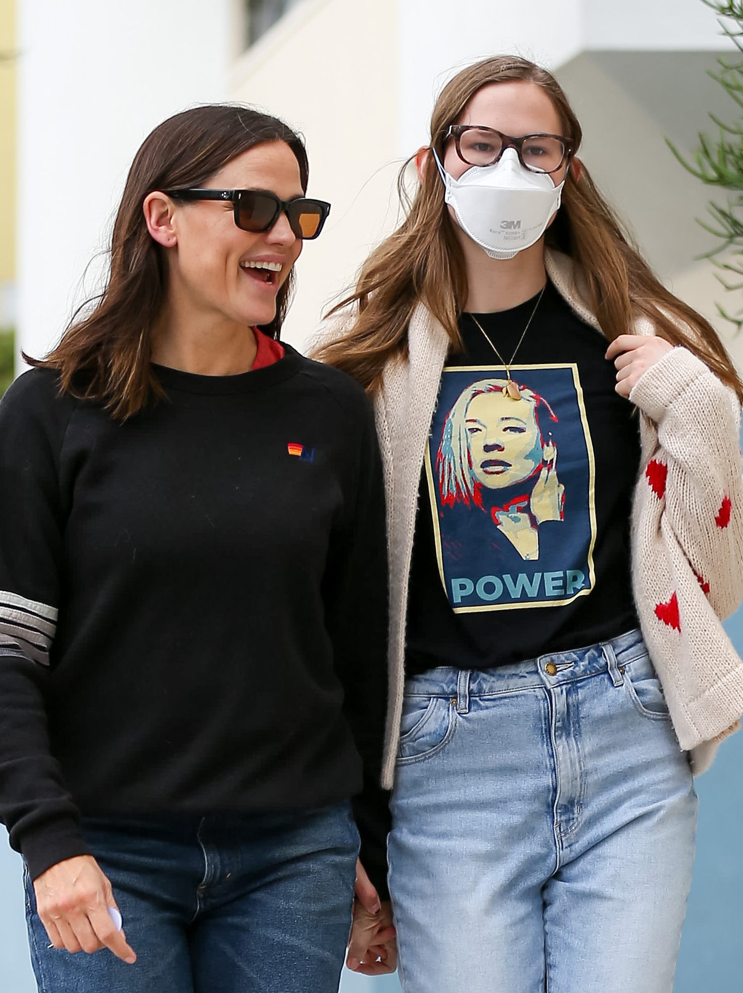 Why Does Violet Affleck Wear a Mask? What She's Said About the Health Choice