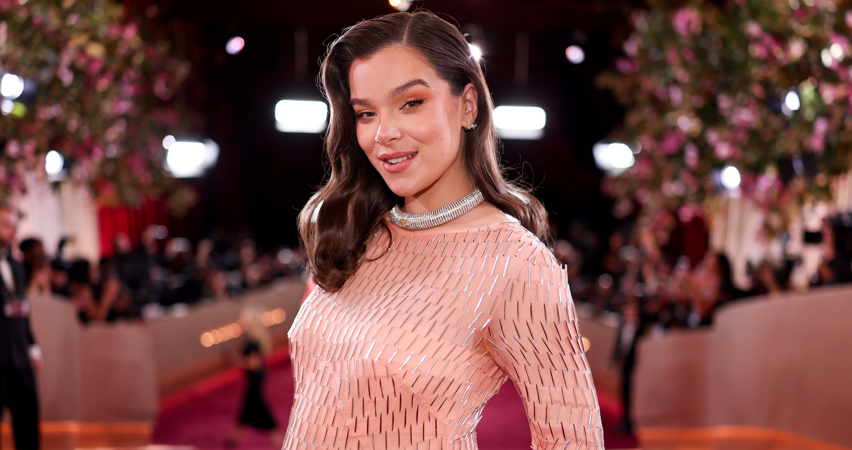 Hailee Steinfeld at the 83rd Annual Golden Globes held at The Beverly Hilton on January 11, 2026 in Beverly Hills, California. (Photo by Christopher Polk/2026GG/Penske Media via Getty Images)