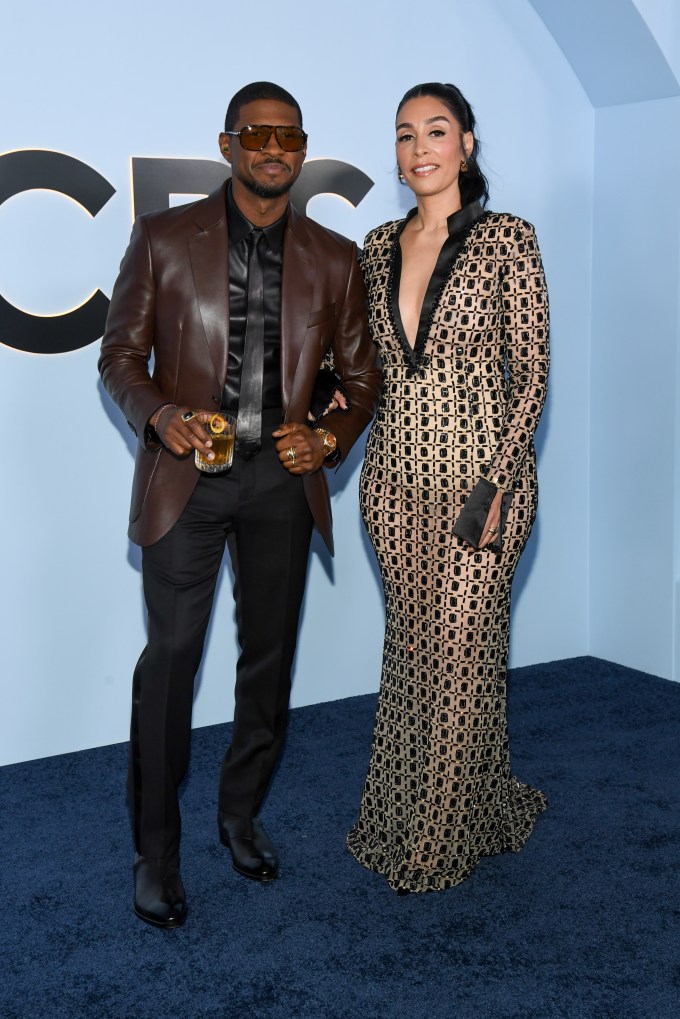 Usher y Jennifer Goicoechea