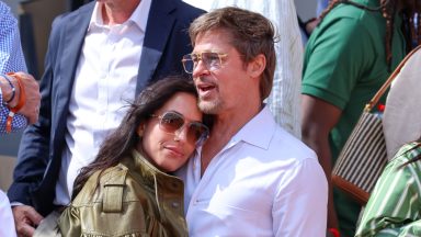 Brad Pitt's PDA with Ines de Ramon isn't tough — it's a nervous system on fire