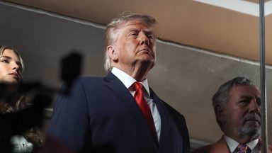 Was Trump Sleeping at the NBA Finals Game Between the Knicks & the Spurs?
