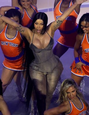 NEW YORK, NEW YORK - JUNE 08:  Cardi B performs during halftime between the San Antonio Spurs and the New York Knicks in Game Three of the 2026 NBA Finals at Madison Square Garden on June 08, 2026 in New York City. NOTE TO USER: User expressly acknowledges and agrees that, by downloading and or using this photograph, User is consenting to the terms and conditions of the Getty Images License Agreement. (Photo by Dustin Satloff/Getty Images)
