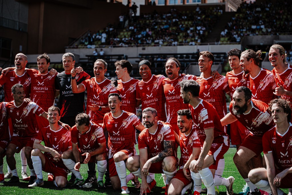 MR THANK YOU AND RONALDINHO WIN CHARITY FOOTBALL MATCH IN MONACO ALONGSIDE GLOBAL STARS