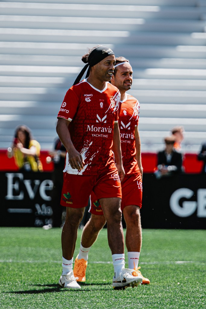 MR THANK YOU AND RONALDINHO WIN CHARITY FOOTBALL MATCH IN MONACO ALONGSIDE GLOBAL STARS